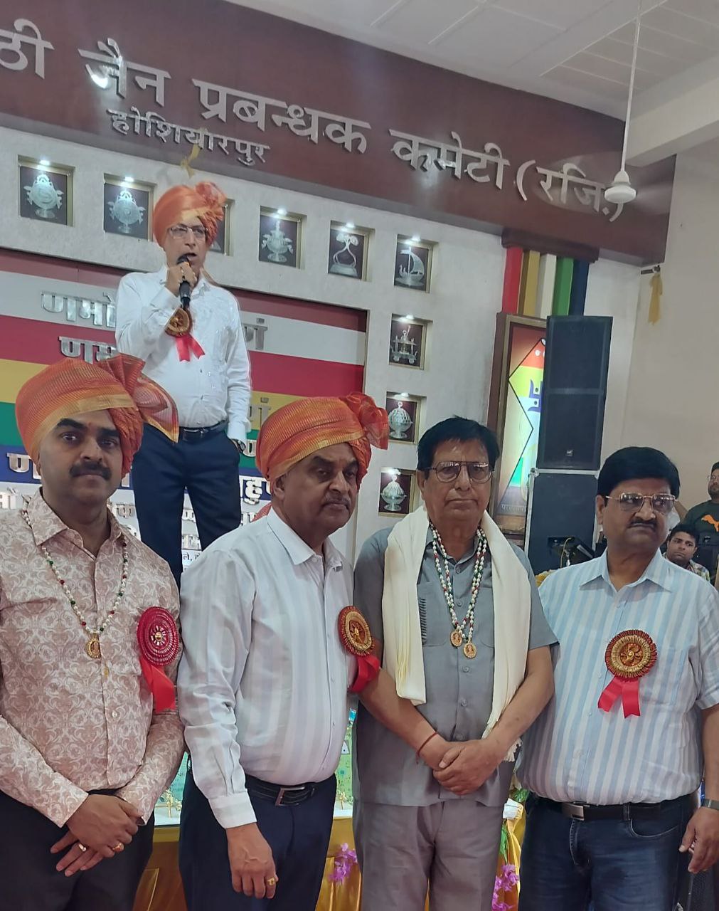 Shri Dadi Kothi Jain Managing Committee honoured former councillor Dheer